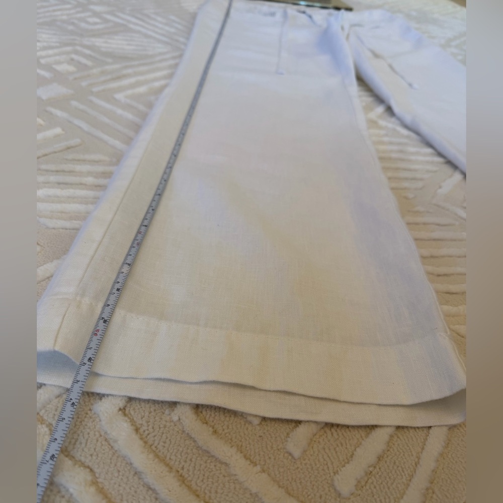INC International Concepts White Linen Pants - Picture 14 of 16